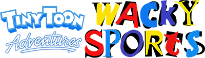 Tiny Toon Adventures Wacky Sports logo for GameBoy